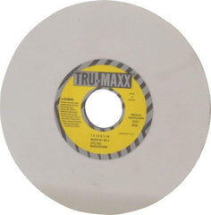 Tru-Maxx - 7" Diam x 1-1/4" Hole x 1/4" Thick, J Hardness, 80 Grit Surface Grinding Wheel - Aluminum Oxide, Type 1, Medium Grade, 3,600 Max RPM, Vitrified Bond, No Recess - Benchmark Tooling