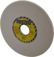 Tru-Maxx - 7" Diam x 1-1/4" Hole x 1/4" Thick, I Hardness, 80 Grit Surface Grinding Wheel - Aluminum Oxide, Type 1, Medium Grade, 3,600 Max RPM, Vitrified Bond, No Recess - Benchmark Tooling