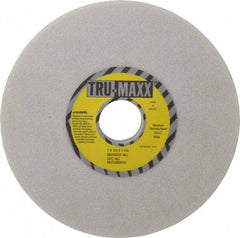 Tru-Maxx - 7" Diam x 1-1/4" Hole x 1/2" Thick, I Hardness, 46 Grit Surface Grinding Wheel - Aluminum Oxide, Type 1, Coarse Grade, 3,600 Max RPM, Vitrified Bond, No Recess - Benchmark Tooling