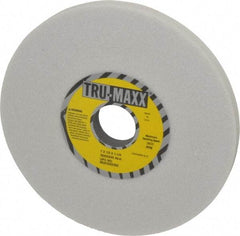 Tru-Maxx - 7" Diam x 1-1/4" Hole x 1/2" Thick, H Hardness, 46 Grit Surface Grinding Wheel - Aluminum Oxide, Type 1, Coarse Grade, 3,600 Max RPM, Vitrified Bond, No Recess - Benchmark Tooling