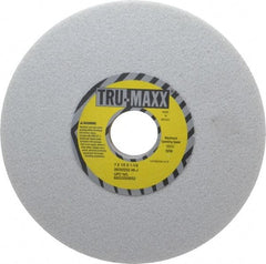 Tru-Maxx - 7" Diam x 1-1/4" Hole x 1/2" Thick, J Hardness, 46 Grit Surface Grinding Wheel - Aluminum Oxide, Type 1, Coarse Grade, 3,600 Max RPM, Vitrified Bond, No Recess - Benchmark Tooling