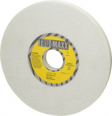 Tru-Maxx - 7" Diam x 1-1/4" Hole x 1/2" Thick, I Hardness, 60 Grit Surface Grinding Wheel - Aluminum Oxide, Type 1, Medium Grade, 3,600 Max RPM, Vitrified Bond, No Recess - Benchmark Tooling