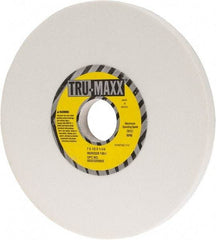 Tru-Maxx - 7" Diam x 1-1/4" Hole x 1/2" Thick, I Hardness, 100 Grit Surface Grinding Wheel - Aluminum Oxide, Type 1, Fine Grade, 3,600 Max RPM, Vitrified Bond, No Recess - Benchmark Tooling