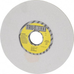 Tru-Maxx - 7" Diam x 1-1/4" Hole x 1/4" Thick, H Hardness, 60 Grit Surface Grinding Wheel - Aluminum Oxide, Type 1, Medium Grade, 3,600 Max RPM, Vitrified Bond, No Recess - Benchmark Tooling