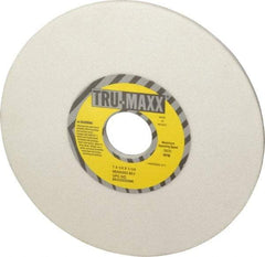 Tru-Maxx - 7" Diam x 1-1/4" Hole x 1/4" Thick, I Hardness, 60 Grit Surface Grinding Wheel - Aluminum Oxide, Type 1, Medium Grade, 3,600 Max RPM, Vitrified Bond, No Recess - Benchmark Tooling