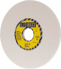 Tru-Maxx - 7" Diam x 1-1/4" Hole x 1/4" Thick, I Hardness, 100 Grit Surface Grinding Wheel - Aluminum Oxide, Type 1, Fine Grade, 3,600 Max RPM, Vitrified Bond, No Recess - Benchmark Tooling