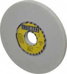Tru-Maxx - 7" Diam x 1-1/4" Hole x 1/2" Thick, G Hardness, 46 Grit Surface Grinding Wheel - Aluminum Oxide, Type 1, Coarse Grade, 3,600 Max RPM, Vitrified Bond, No Recess - Benchmark Tooling