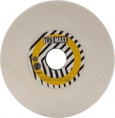 Tru-Maxx - 7" Diam x 1-1/4" Hole x 1/4" Thick, L Hardness, 100 Grit Surface Grinding Wheel - Aluminum Oxide, Type 1, Fine Grade, 3,600 Max RPM, Vitrified Bond, No Recess - Benchmark Tooling