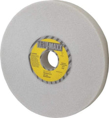 Tru-Maxx - 8" Diam x 1-1/4" Hole x 1" Thick, K Hardness, 46 Grit Surface Grinding Wheel - Aluminum Oxide, Type 1, Coarse Grade, 3,600 Max RPM, Vitrified Bond, No Recess - Benchmark Tooling