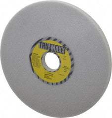 Tru-Maxx - 8" Diam x 1-1/4" Hole x 1/2" Thick, K Hardness, 46 Grit Surface Grinding Wheel - Aluminum Oxide, Type 1, Coarse Grade, 3,600 Max RPM, Vitrified Bond, No Recess - Benchmark Tooling