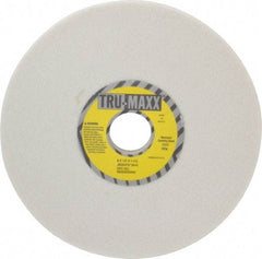 Tru-Maxx - 8" Diam x 1-1/4" Hole x 1/2" Thick, H Hardness, 60 Grit Surface Grinding Wheel - Aluminum Oxide, Type 1, Medium Grade, 3,600 Max RPM, Vitrified Bond, No Recess - Benchmark Tooling