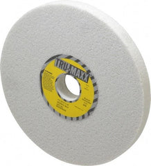 Tru-Maxx - 8" Diam x 1-1/4" Hole x 3/4" Thick, H Hardness, 46 Grit Surface Grinding Wheel - Aluminum Oxide, Type 1, Coarse Grade, 3,105 Max RPM, Vitrified Bond, No Recess - Benchmark Tooling