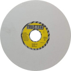 Tru-Maxx - 8" Diam x 1-1/4" Hole x 1/4" Thick, I Hardness, 100 Grit Surface Grinding Wheel - Aluminum Oxide, Type 1, Fine Grade, 3,600 Max RPM, Vitrified Bond, No Recess - Benchmark Tooling