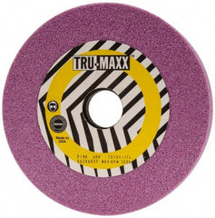 Tru-Maxx - 7" Diam x 1-1/4" Hole x 1" Thick, H Hardness, 46 Grit Surface Grinding Wheel - Aluminum Oxide, Type 5, Coarse Grade, 3,600 Max RPM, Vitrified Bond, One-Side Recess - Benchmark Tooling