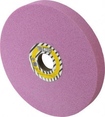 Tru-Maxx - 8" Diam x 1-1/4" Hole x 1" Thick, H Hardness, 46 Grit Surface Grinding Wheel - Aluminum Oxide, Type 5, Coarse Grade, 3,105 Max RPM, Vitrified Bond, One-Side Recess - Benchmark Tooling
