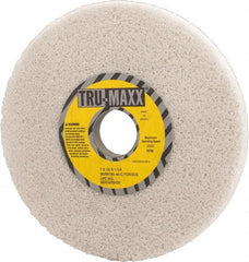 Tru-Maxx - 7" Diam x 1-1/4" Hole x 1/2" Thick, G Hardness, 46 Grit Surface Grinding Wheel - Aluminum Oxide, Type 1, Coarse Grade, 3,600 Max RPM, Vitrified Bond, No Recess - Benchmark Tooling