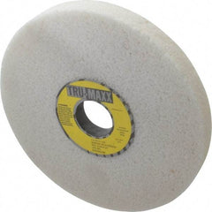 Tru-Maxx - 7" Diam x 1-1/4" Hole x 3/4" Thick, G Hardness, 46 Grit Surface Grinding Wheel - Aluminum Oxide, Type 1, Coarse Grade, 3,600 Max RPM, Vitrified Bond, No Recess - Benchmark Tooling