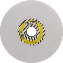 Tru-Maxx - 8" Diam x 1-1/4" Hole x 3/4" Thick, G Hardness, 46 Grit Surface Grinding Wheel - Aluminum Oxide, Type 1, Coarse Grade, 3,105 Max RPM, Vitrified Bond, No Recess - Benchmark Tooling