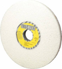 Tru-Maxx - 8" Diam x 1-1/4" Hole x 1/2" Thick, G Hardness, 46 Grit Surface Grinding Wheel - Aluminum Oxide, Type 1, Coarse Grade, 3,105 Max RPM, Vitrified Bond, No Recess - Benchmark Tooling