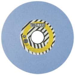 Tru-Maxx - 10" Diam x 3" Hole x 1" Thick, I Hardness, 46 Grit Surface Grinding Wheel - Ceramic, Type 1, Coarse Grade, 2,483 Max RPM, Vitrified Bond, No Recess - Benchmark Tooling