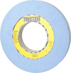 Tru-Maxx - 12" Diam x 5" Hole x 1-1/2" Thick, I Hardness, 46 Grit Surface Grinding Wheel - Ceramic, Type 1, Coarse Grade, 2,705 Max RPM, Vitrified Bond, No Recess - Benchmark Tooling