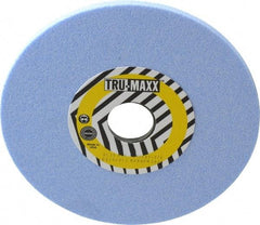 Tru-Maxx - 7" Diam x 1-1/4" Hole x 1/4" Thick, I Hardness, 60 Grit Surface Grinding Wheel - Ceramic, Type 1, Medium Grade, 3,600 Max RPM, Vitrified Bond, No Recess - Benchmark Tooling