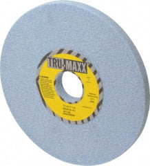 Tru-Maxx - 7" Diam x 1-1/4" Hole x 1/2" Thick, I Hardness, 46 Grit Surface Grinding Wheel - Ceramic, Type 1, Coarse Grade, 3,600 Max RPM, Vitrified Bond, No Recess - Benchmark Tooling