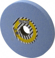 Tru-Maxx - 7" Diam x 1-1/4" Hole x 3/4" Thick, K Hardness, 46 Grit Surface Grinding Wheel - Ceramic, Type 1, Coarse Grade, 3,600 Max RPM, Vitrified Bond, No Recess - Benchmark Tooling