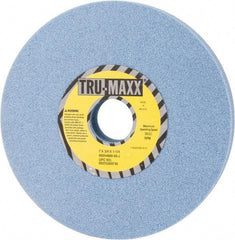 Tru-Maxx - 7" Diam x 1-1/4" Hole x 3/4" Thick, J Hardness, 60 Grit Surface Grinding Wheel - Ceramic, Type 1, Medium Grade, 3,600 Max RPM, Vitrified Bond, No Recess - Benchmark Tooling