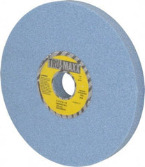 Tru-Maxx - 8" Diam x 1-1/4" Hole x 3/4" Thick, J Hardness, 46 Grit Surface Grinding Wheel - Ceramic, Type 1, Coarse Grade, 3,600 Max RPM, Vitrified Bond, No Recess - Benchmark Tooling