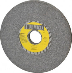Tru-Maxx - 7" Diam x 1-1/4" Hole x 1/2" Thick, K Hardness, 46 Grit Surface Grinding Wheel - Aluminum Oxide, Type 1, Coarse Grade, 3,600 Max RPM, Vitrified Bond, No Recess - Benchmark Tooling