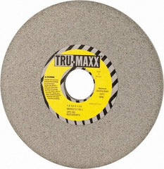 Tru-Maxx - 7" Diam x 1-1/4" Hole x 1/4" Thick, J Hardness, 100 Grit Surface Grinding Wheel - Aluminum Oxide, Type 1, Fine Grade, 3,600 Max RPM, Vitrified Bond, No Recess - Benchmark Tooling