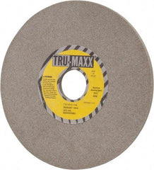 Tru-Maxx - 7" Diam x 1-1/4" Hole x 1/4" Thick, K Hardness, 120 Grit Surface Grinding Wheel - Aluminum Oxide, Type 1, Fine Grade, 3,600 Max RPM, Vitrified Bond, No Recess - Benchmark Tooling