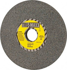 Tru-Maxx - 7" Diam x 1-1/4" Hole x 1/2" Thick, K Hardness, 60 Grit Surface Grinding Wheel - Aluminum Oxide, Type 1, Medium Grade, 3,600 Max RPM, Vitrified Bond, No Recess - Benchmark Tooling