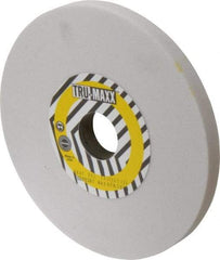 Tru-Maxx - 7" Diam x 1-1/4" Hole x 1/2" Thick, J Hardness, 80 Grit Surface Grinding Wheel - Aluminum Oxide, Type 1, Medium Grade, 3,600 Max RPM, Vitrified Bond, No Recess - Benchmark Tooling