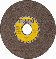 Tru-Maxx - 7" Diam x 1-1/4" Hole x 1/4" Thick, I Hardness, 60 Grit Surface Grinding Wheel - Aluminum Oxide, Type 1, Medium Grade, 3,600 Max RPM, Vitrified Bond, No Recess - Benchmark Tooling