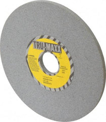 Tru-Maxx - 7" Diam x 1-1/4" Hole x 1/4" Thick, K Hardness, 80 Grit Surface Grinding Wheel - Aluminum Oxide, Type 1, Medium Grade, 3,600 Max RPM, Vitrified Bond, No Recess - Benchmark Tooling