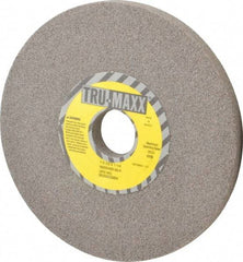 Tru-Maxx - 7" Diam x 1-1/4" Hole x 1/2" Thick, H Hardness, 60 Grit Surface Grinding Wheel - Aluminum Oxide, Type 1, Medium Grade, 3,600 Max RPM, Vitrified Bond, No Recess - Benchmark Tooling