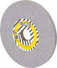 Tru-Maxx - 7" Diam x 1-1/4" Hole x 1/2" Thick, I Hardness, 60 Grit Surface Grinding Wheel - Aluminum Oxide, Type 1, Medium Grade, 3,600 Max RPM, Vitrified Bond, No Recess - Benchmark Tooling