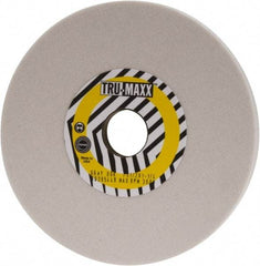 Tru-Maxx - 7" Diam x 1-1/4" Hole x 1/2" Thick, K Hardness, 80 Grit Surface Grinding Wheel - Aluminum Oxide, Type 1, Medium Grade, 3,600 Max RPM, Vitrified Bond, No Recess - Benchmark Tooling