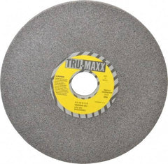 Tru-Maxx - 8" Diam x 1-1/4" Hole x 1/2" Thick, I Hardness, 46 Grit Surface Grinding Wheel - Aluminum Oxide, Type 1, Coarse Grade, 3,105 Max RPM, Vitrified Bond, No Recess - Benchmark Tooling