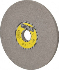 Tru-Maxx - 8" Diam x 1-1/4" Hole x 1/2" Thick, H Hardness, 60 Grit Surface Grinding Wheel - Aluminum Oxide, Type 1, Medium Grade, 3,600 Max RPM, Vitrified Bond, No Recess - Benchmark Tooling