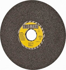 Tru-Maxx - 8" Diam x 1-1/4" Hole x 1/4" Thick, H Hardness, 46 Grit Surface Grinding Wheel - Aluminum Oxide, Type 1, Coarse Grade, 3,105 Max RPM, Vitrified Bond, No Recess - Benchmark Tooling