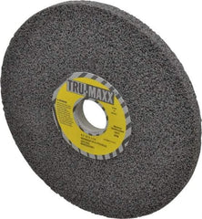 Tru-Maxx - 8" Diam x 1-1/4" Hole x 1/2" Thick, H Hardness, 46 Grit Surface Grinding Wheel - Aluminum Oxide, Type 1, Coarse Grade, 3,600 Max RPM, Vitrified Bond, No Recess - Benchmark Tooling