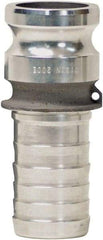 Dixon Valve & Coupling - 5" Aluminum Cam & Groove Suction & Discharge Hose Male Adapter Hose Shank - Part E, 75 Max psi - Benchmark Tooling