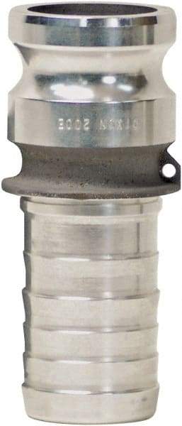 Dixon Valve & Coupling - 4" Aluminum Cam & Groove Suction & Discharge Hose Male Adapter Hose Shank - Part E, 100 Max psi - Benchmark Tooling