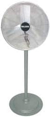 TPI - 30" Blade, 1/4 hp, 9,200 Max CFM, Single Phase Pedestal Stand Explosion Proof Fan - 5/2.6 Amps, 120/240 Volts - Benchmark Tooling