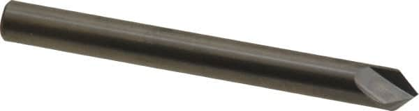 Made in USA - 1/4" Body Diam, 90°, 2-1/2" OAL, Solid Carbide Spotting Drill - Benchmark Tooling