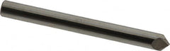 Made in USA - 1/4" Body Diam, 120°, 2-1/2" OAL, Solid Carbide Spotting Drill - Benchmark Tooling