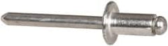 RivetKing - Size 84 Dome Head Aluminum Open End Blind Rivet - Aluminum Mandrel, 0.02" to 1/4" Grip, 1/2" Head Diam, 0.257" to 0.261" Hole Diam, 1/2" Length Under Head, 1/4" Body Diam - Benchmark Tooling